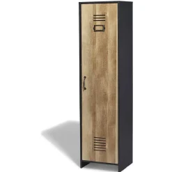 Gifi Rangement|Armoire Apollo noire et miel