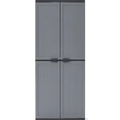 Gifi Rangement|Armoire de rangement en plastique kis jolly gris