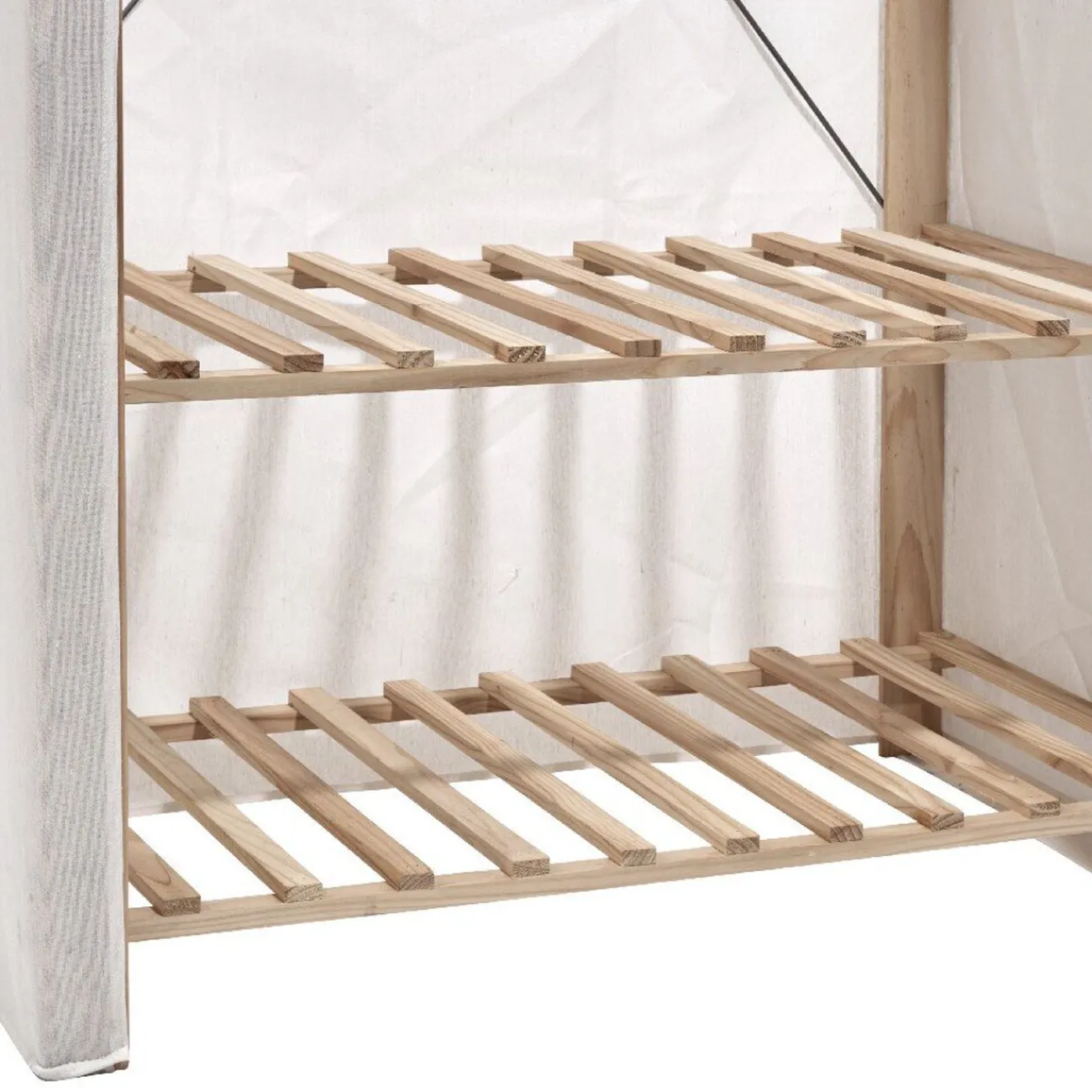 Gifi Rangement|Armoire dressing en bois et housse coton