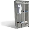Gifi Rangement|Armoire dressing gris