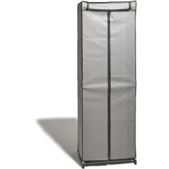 Gifi Rangement|Armoire dressing gris double penderie