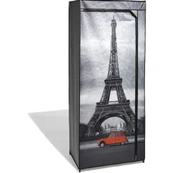 Gifi Rangement|Armoire dressing simple design Tour Eiffel