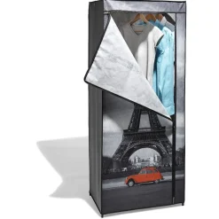 Gifi Rangement|Armoire dressing simple design Tour Eiffel