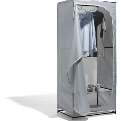 Gifi Rangement|Armoire dressing simple gris Nordicolor