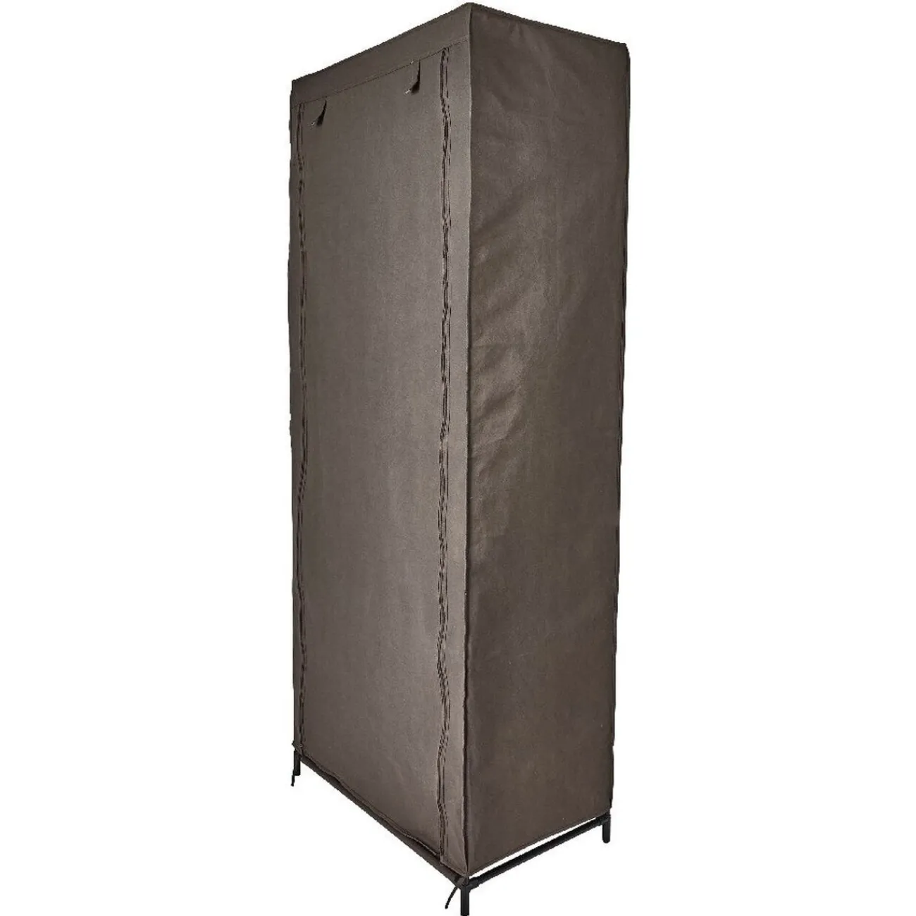 Gifi Rangement|Armoire dressing tissu marron