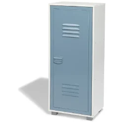 Gifi Rangement|Armoire Noé blanche et bleu orage