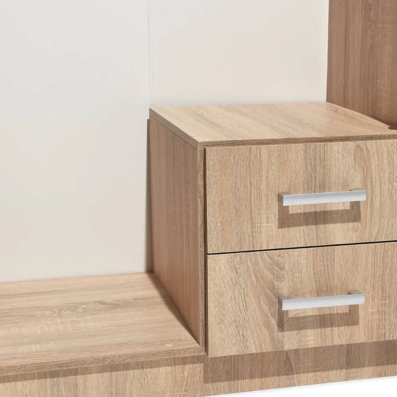 Gifi Rangement|Armoire Ohio chêne sonoma 3 portes