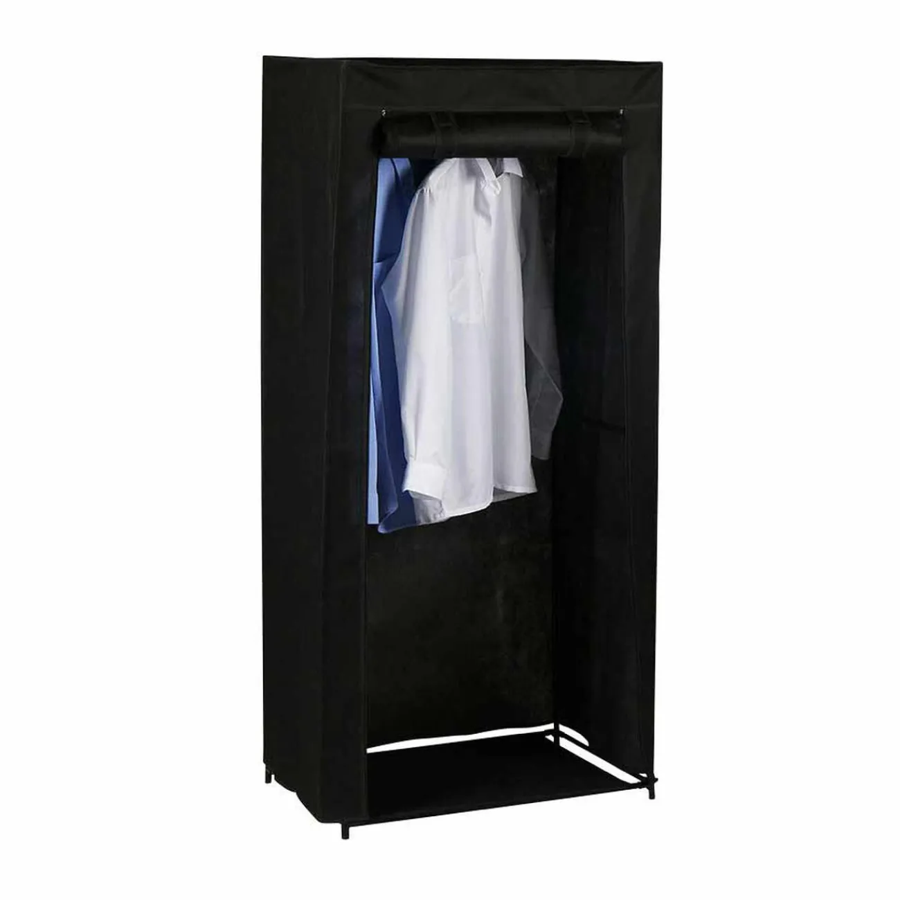 Gifi Rangement|Armoire penderie en tissu noir