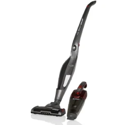 Gifi Nettoyage Et Entretien|Aspirateur balai sans sac 2 en 1 gris et rouge Homday