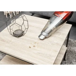 Gifi Nettoyage Et Entretien|Aspirateur balai sans sac 2 en 1 gris et rouge Homday