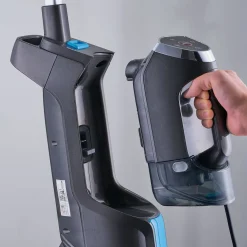 Gifi Nettoyage Et Entretien|Aspirateur lavant Homday 3en1 cyclone à vapeur noir et bleu