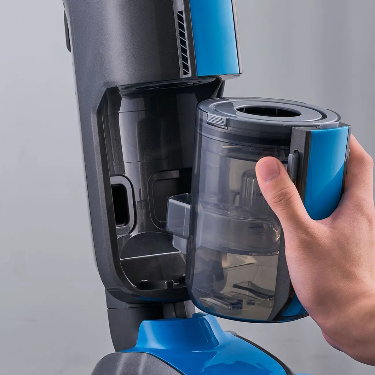 Gifi Nettoyage Et Entretien|Aspirateur lavant Homday 3en1 cyclone à vapeur noir et bleu