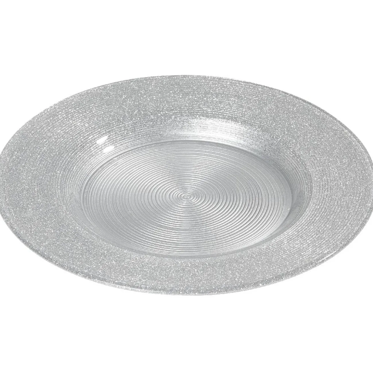 Gifi Assiette à dessert argenté