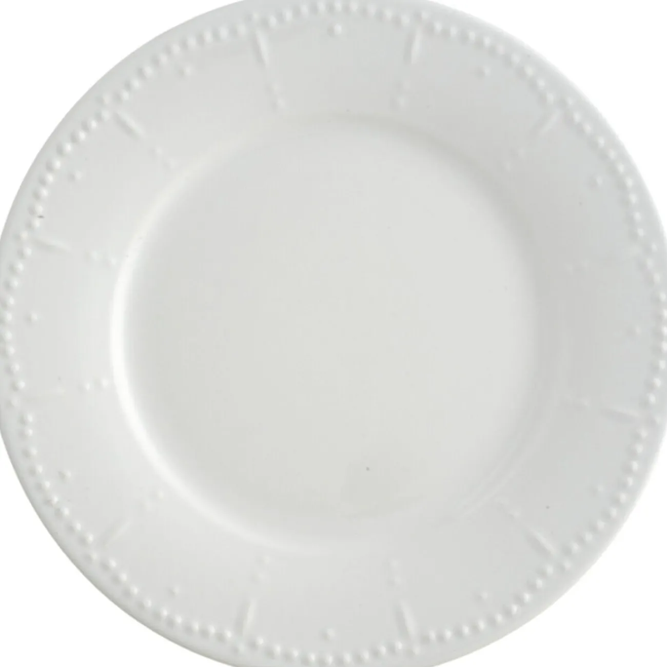 Gifi Assiette à dessert blanche