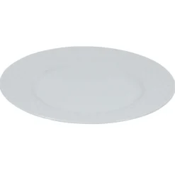 Gifi Assiette à dessert blanche ronde aile damassée