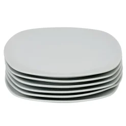 Gifi Assiette à dessert blanche x6