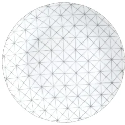 Gifi Assiette à dessert design géométrique dépareillé x4