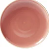 Gifi Assiette à dessert faïence Terracotta avec liseré crème