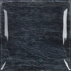 Gifi Assiette à dessert Luminarc décor minéral noir Rocksquare