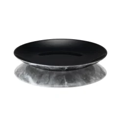 Gifi Assiette à dessert motif marbre gris