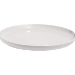 Gifi Assiette à dessert Oslo porcelaine gris uni