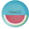 Gifi Assiette à dessert pastèque Enjoy Paradise en plastique