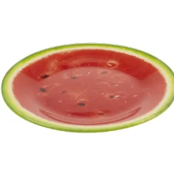 Gifi Assiette à dessert ronde imprimée pastèque
