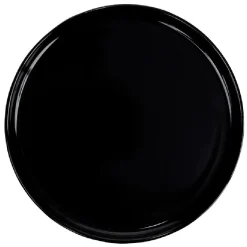 Gifi Assiette à dessert ronde Nordic porcelaine noir