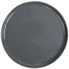 Gifi Assiette à dessert ronde Nordic porcelaine gris