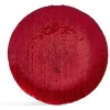 Gifi Assiette à dessert ronde rouge Ø21cm verre