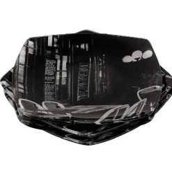 Gifi Assiette à dessert terrasse de brasserie x4