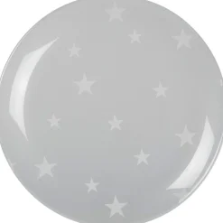 Gifi Assiette à dessert transparente design étoiles