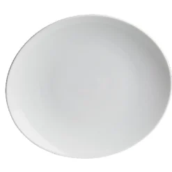 Gifi Assiette à steak ronde blanche unie