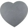 Gifi Assiette ardoise en forme de coeur