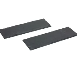 Gifi Assiette ardoise rectangulaire café gourmand x2