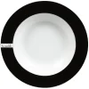 Gifi Assiette creuse blanche et noire