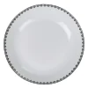 Gifi Assiette creuse bordure berbère noire
