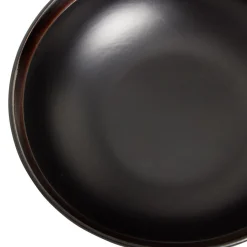 Gifi Assiette creuse en faïence avec liseré doré