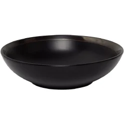 Gifi Assiette creuse en faïence avec liseré doré