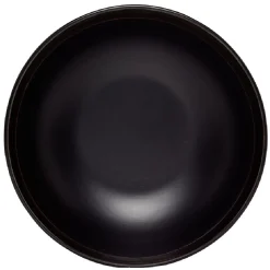 Gifi Assiette creuse en faïence avec liseré doré