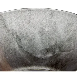 Gifi Assiette creuse en porcelaine décor marbre gris