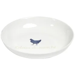 Gifi Assiette creuse en porcelaine blanche