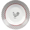 Gifi Assiette creuse esprit campagne design poule ø21 cm