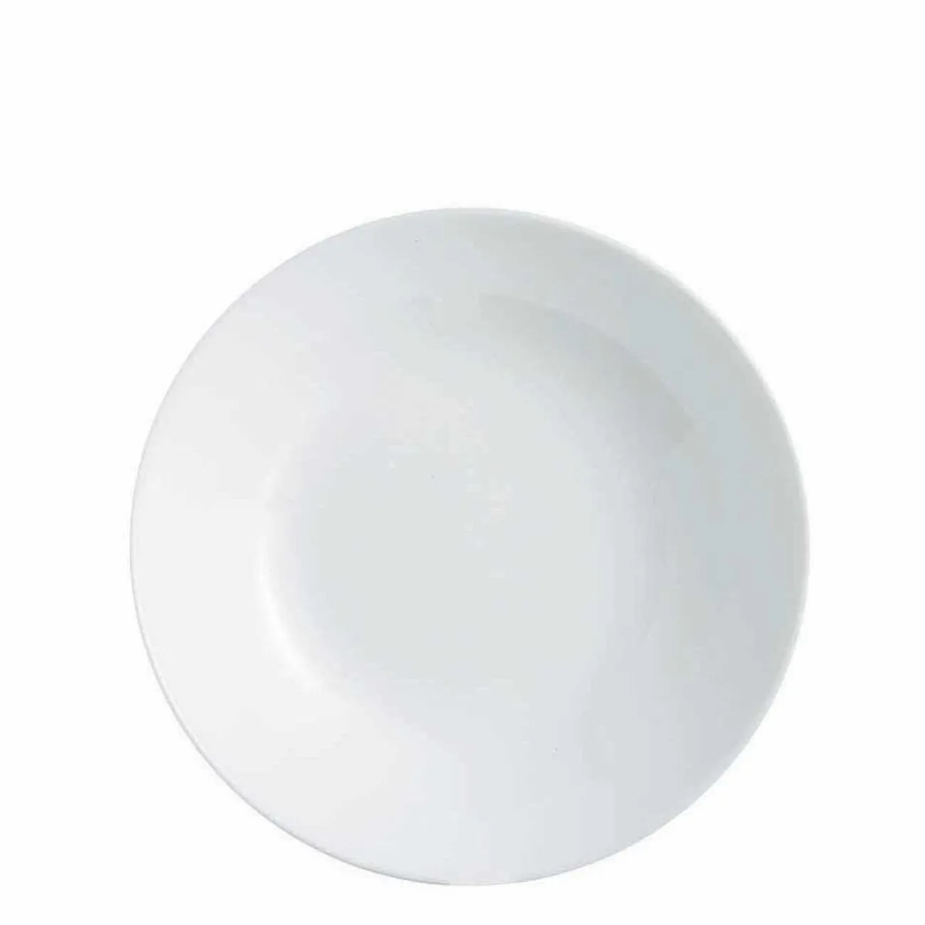 Gifi Assiette creuse ronde Ø20cm Luminarc opale blanche