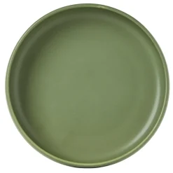 Gifi Assiette de dégustation creuse ronde verte