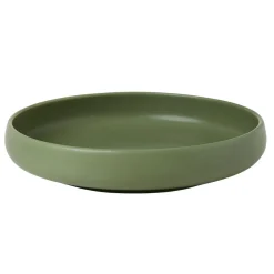 Gifi Assiette de dégustation creuse ronde verte