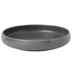 Gifi Assiette de dégustation creuse ronde grise