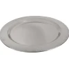 Gifi Assiette de présentation argentée ronde