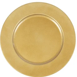 Gifi Assiette de présentation ronde dorée