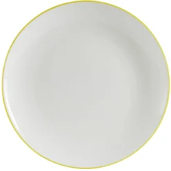 Gifi Assiette dessert porcelaine blanc Ø20cm